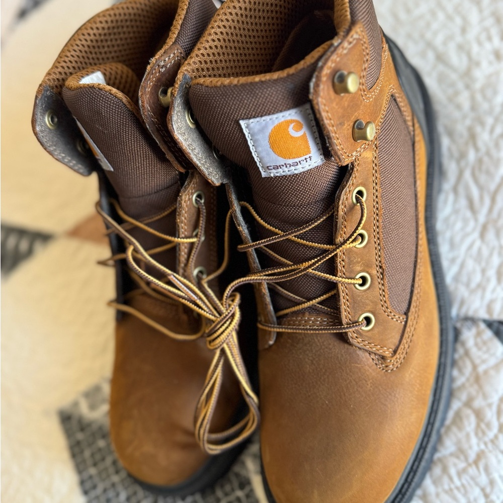 Carhartt Brown Leather Boots
